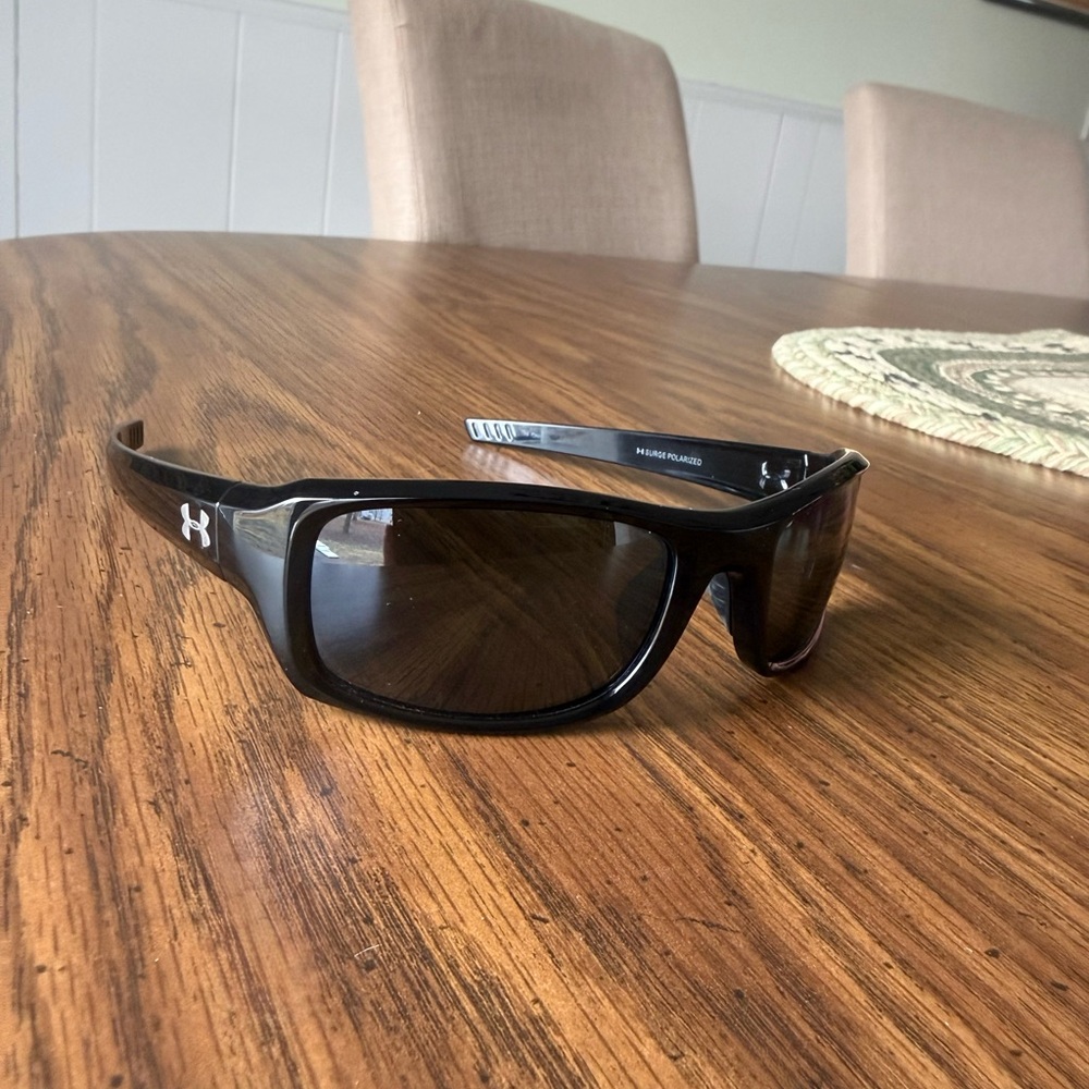 Under Armour Black Men’s Sport Wrap Sunglasses
